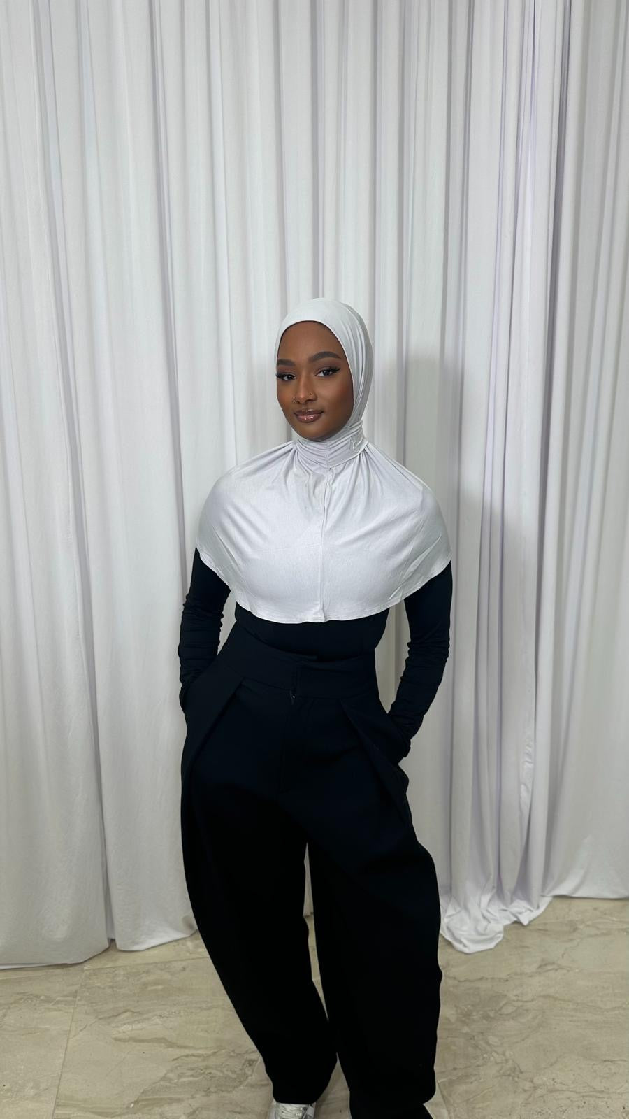 CAGOULE SIGNATURE SILVER - JERSEY BAMBOO 2